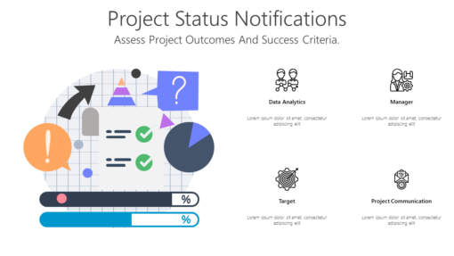 PS Project Status Notifications-pptinfographics