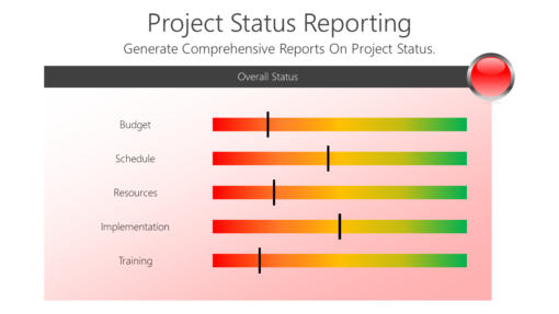 PS Project Status Reporting-pptinfographics
