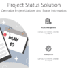 Project Status Solution 2 PS Project Status Solution-pptinfographics