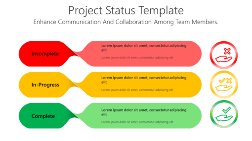 PS Project Status Template-pptinfographics