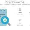 PS Project Status Tick-pptinfographics