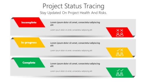 PS Project Status Tracing-pptinfographics