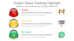 Project Status Tracking Highlight