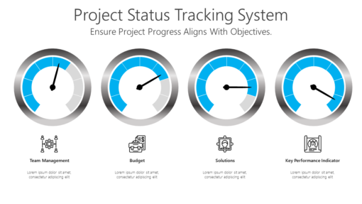 PS Project Status Tracking System-pptinfographics