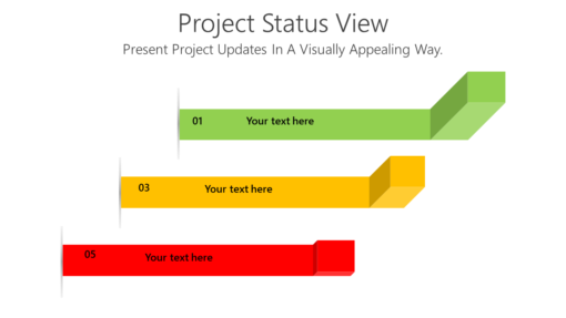 PS Project Status View-pptinfographics