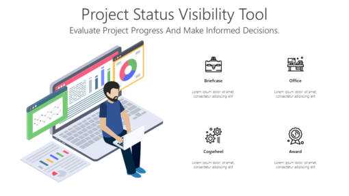PS Project Status Visibility Tool-pptinfographics