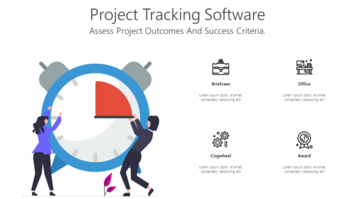 PS Project Tracking Software-pptinfographics