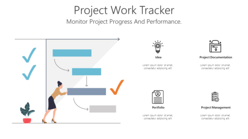 PS Project Work Tracker-pptinfographics