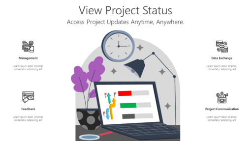 PS View Project Status-pptinfographics