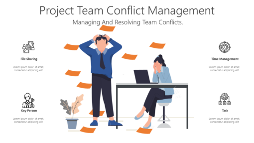 PT Project Team Conflict Management-pptinfographics