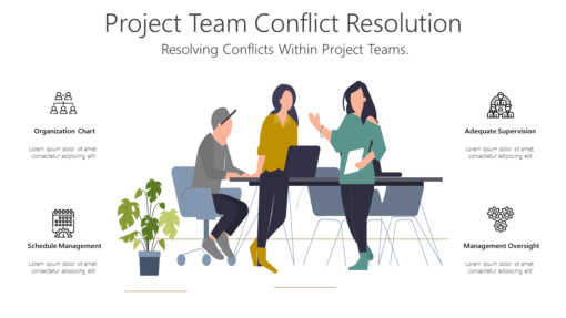 PT Project Team Conflict Resolution-pptinfographics