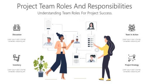 PT Project Team Roles And Responsibilities-pptinfographics