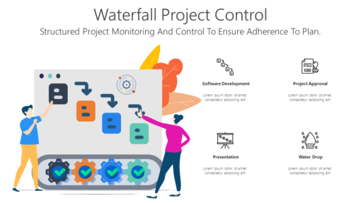 WM Waterfall Project Control-pptinfographics