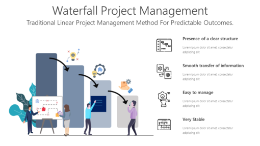 WM Waterfall Project Management-pptinfographics