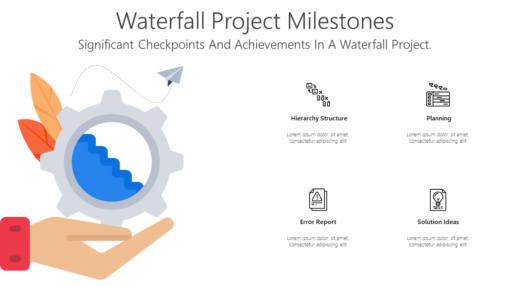 WM Waterfall Project Milestones-pptinfographics