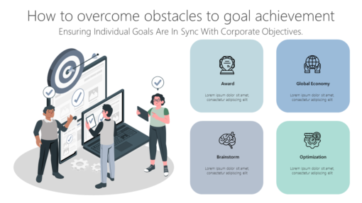 BG4 How to overcome obstacles to goal achievement-pptinfographics