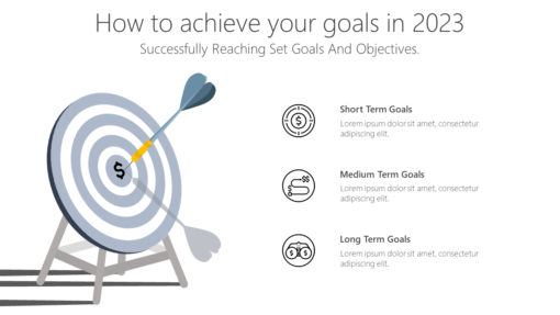 BG90 How to achieve your goals in 2023-pptinfographics