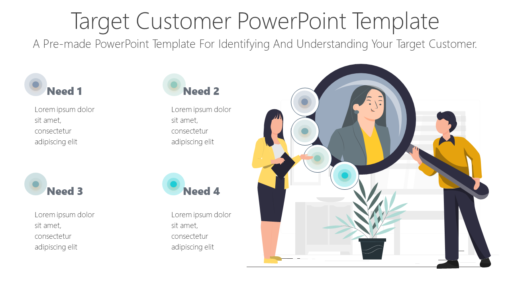 BS117 Target Customer PowerPoint Template-pptinfographics