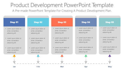 BS141 Product Development PowerPoint Template-pptinfographics