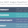 BS151 Competitive SWOT Analysis PowerPoint Template-pptinfographics