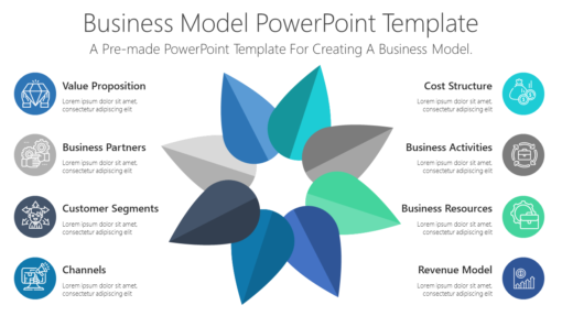 BS74 Business Model PowerPoint Template-pptinfographics