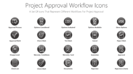 Project Approval Workflow Icons