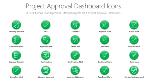PDI15 Project Approval Dashboard Icons-pptinfographics