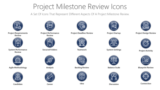 PDI26 Project Milestone Review Icons-pptinfographics