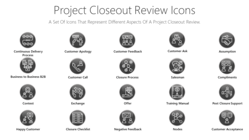 PDI29 Project Closeout Review Icons-pptinfographics
