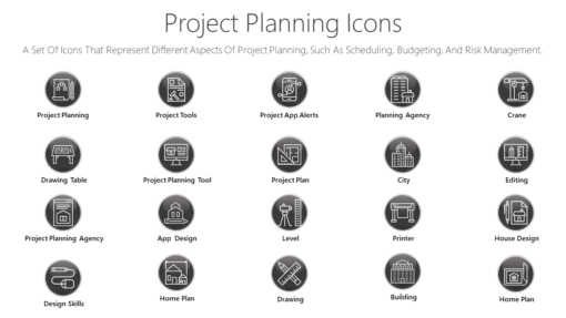 PDI2 Project Planning Icons-pptinfographics