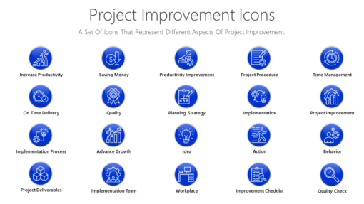 PDI31 Project Improvement Icons-pptinfographics