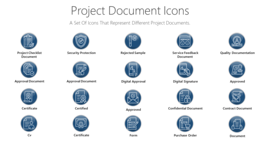 PDI40 Project Document Icons-pptinfographics