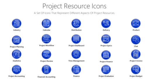 PDI44 Project Resource Icons-pptinfographics