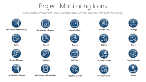 PDI48 Project Monitoring Icons-pptinfographics