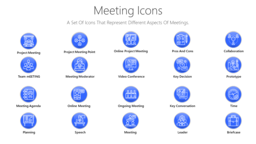 PDI51 Meeting Icons-pptinfographics