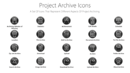 Project Archive Icons