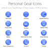 PDI65 Personal Goal Icons-pptinfographics
