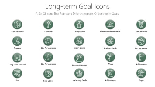 PDI66 Long term Goal Icons-pptinfographics