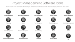 Project Management Software Icons
