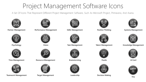 PDI9 Project Management Software Icons-pptinfographics