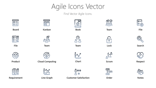 PME13 Agile Icons Vector-pptinfographics