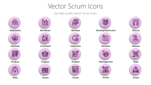 PME23 Vector Scrum Icons-pptinfographics