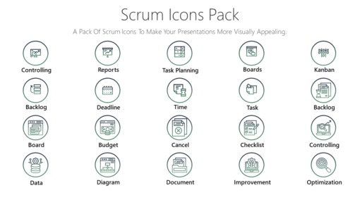 PME27 Scrum Icons Pack-pptinfographics