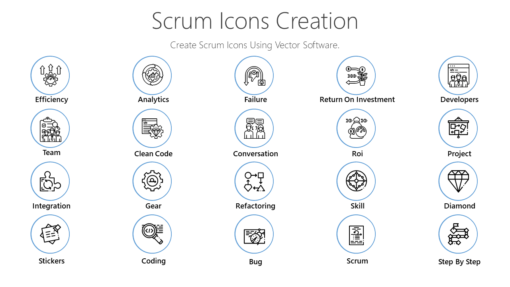 PME28 Scrum Icons Creation-pptinfographics