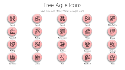 PME3 Free Agile Icons-pptinfographics