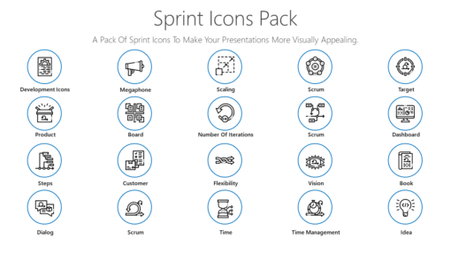 PME40 Sprint Icons Pack-pptinfographics
