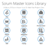 PME47 Scrum Master Icons Library-pptinfographics
