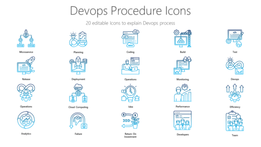 PME59 Devops Procedure Icons-pptinfographics