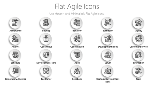 PME5 Flat Agile Icons-pptinfographics