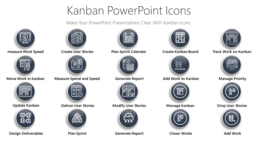 PME61 Kanban PowerPoint Icons-pptinfographics